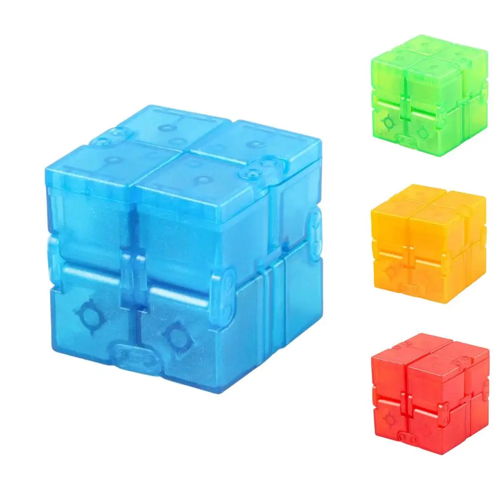 Infinity Cube Mini Toy Finger EDC ansia antistress Cube Blocks bambini bambini giocattoli divertenti migliori giocattoli regalo educazione precoce