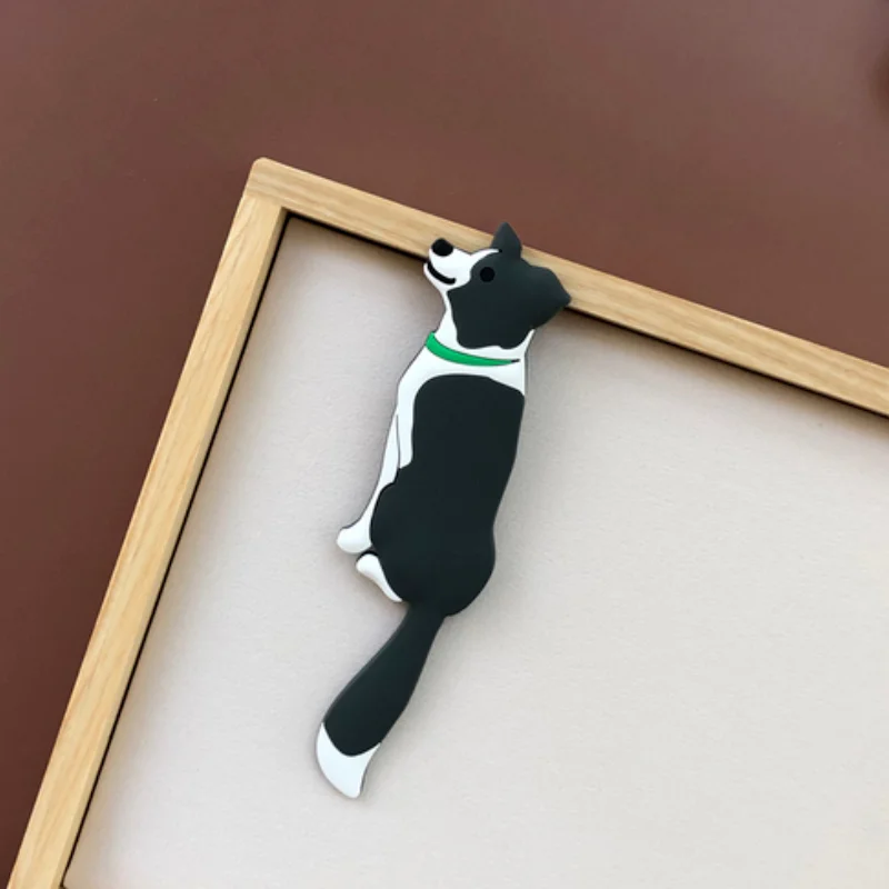 Creative Animal Hook Soft Rubber Seamless Sticky Hook Panda Dog Cute Pet Refridgerator Magnets Home Decoration Fridge Magnet