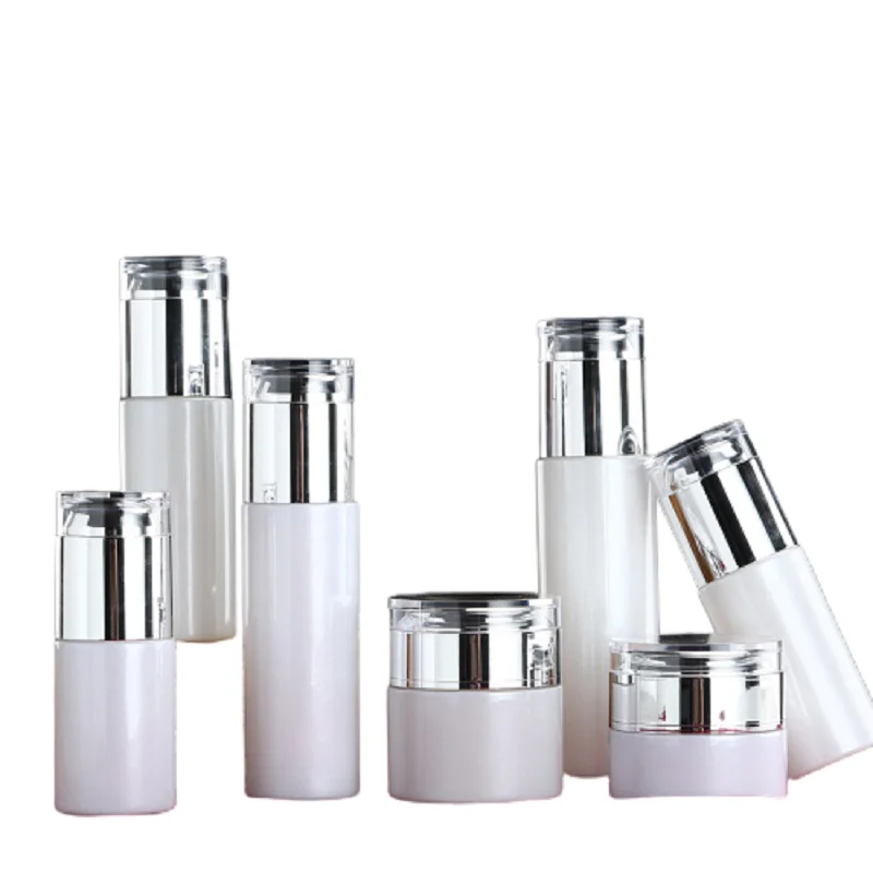 20g 30g 50g Cream Jar Cosmetic Refillable Perfume Glass Mist Spray Bottle 20/30/40/50/60/80ML Emulsion Lotion Pump Bottle 10pcs