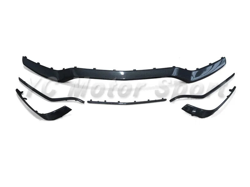 

Car Accessories Carbon Fiber Front Lip Fit For 2015-2016 MB W205 C63 OEM Front Bumper Middle upper Insert lip
