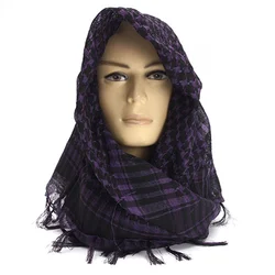 Sports Scarves Women Men Plaid Tassel Muslim Arab Desert Shemagh KeffIyeh Cotton Camp Hiking Scarf Wrap Pashmina capas y ponchos