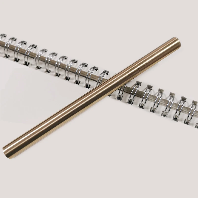 1 Pcs Brass ballpoint pen 0.5mm Copper pen Student school office writing pen Holiday Promotion Gift Pen Not tired of writing