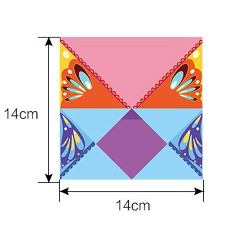 Çocuklar Origami kiti 3D karikatür hayvan Origami kitap çift taraflı Origami kağıtları yeni başlayanlar için okul zanaat dersleri çocuk DIY