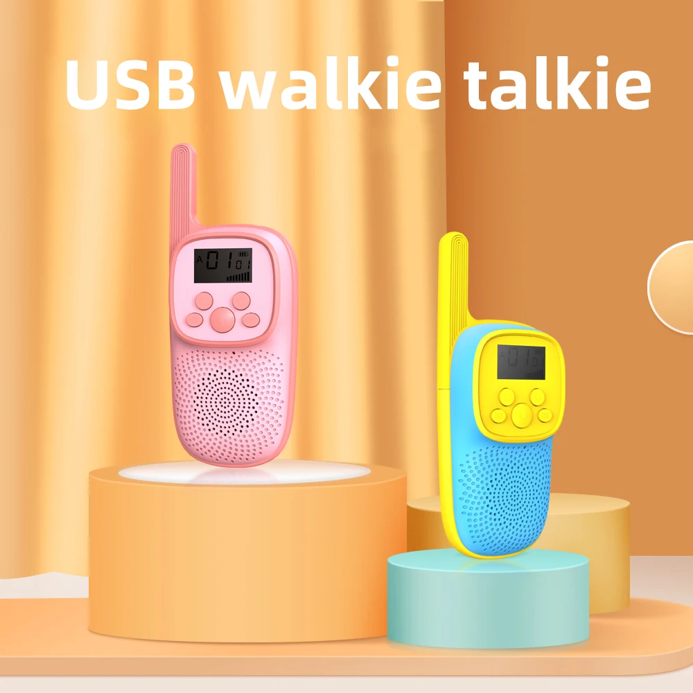 Walkie Talkie for Kids rechargeable toy kids walkie talkies with charger walkie talkie 4 pack Gifts for 3-12Year