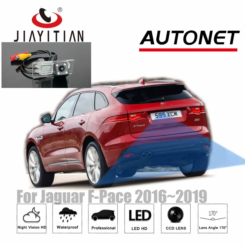 JIAYITIAN rear view camera For Jaguar F-Pace SUV 2016 2017 2018 2019/HD CCD/Night Vision/Backup Reverse Camera/parking camera