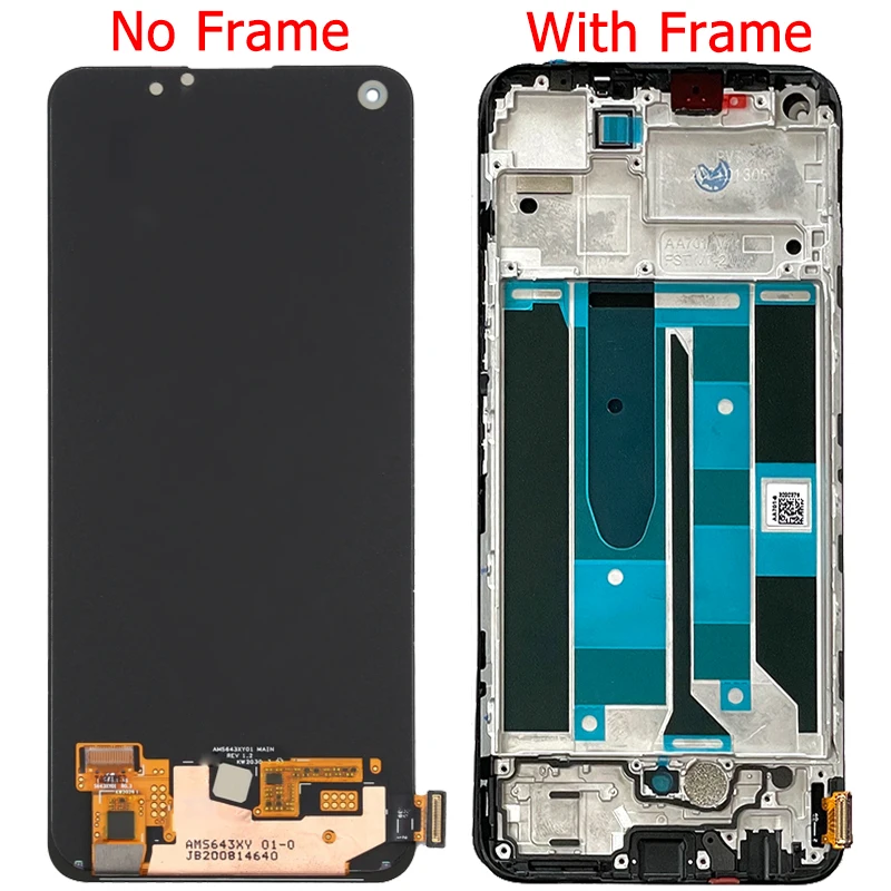 LCD For Realme 8 Pro LCD Display Screen With Frame 6.4