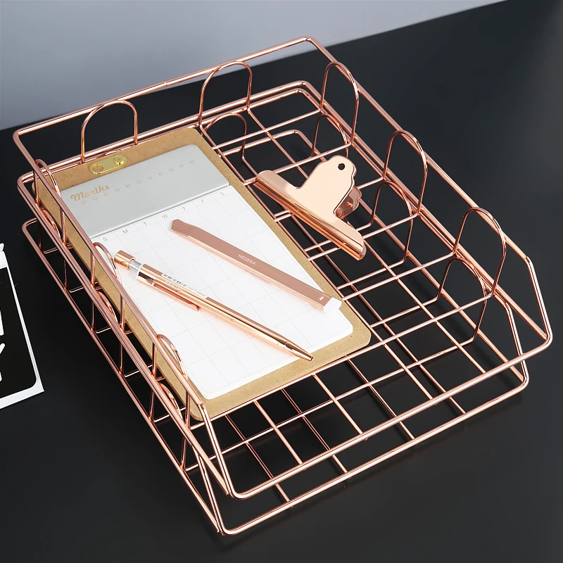 Nordic Style Newspaper And Magazine Racks Metal Iron Wall Hanging Holder Book Shelf Storage Organizer DIY Home Decoration