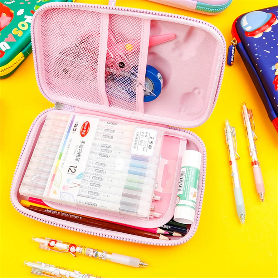 Pencil Cases Dinosaur Material Escolar Estuche Kawaii Case Stationery School Supplies Unicorn Trousse Scolaire Cute Unicorn Box