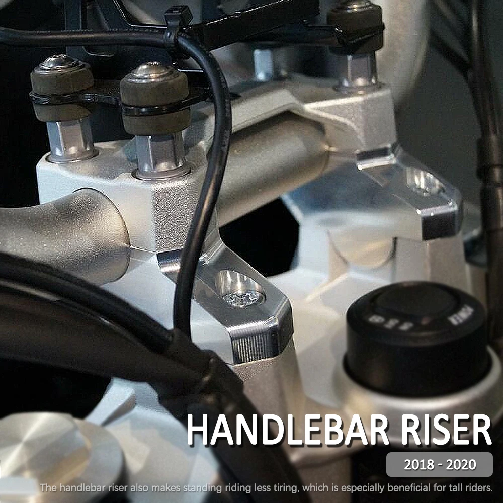 

F850GS Brand New CNC Handlebar Risers Clamp Height up Adapter For BMW F 850 GS ADV Adventure F900R F900XR F900 R / XR