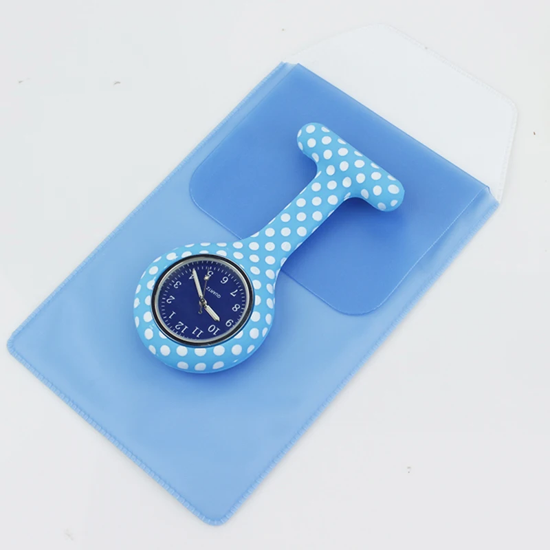 Silicone Nurse Watch and Pen Bag Suit Dot Fob Pocket Doctor Clock Medical Nurse Hospital Gift Dropshopping