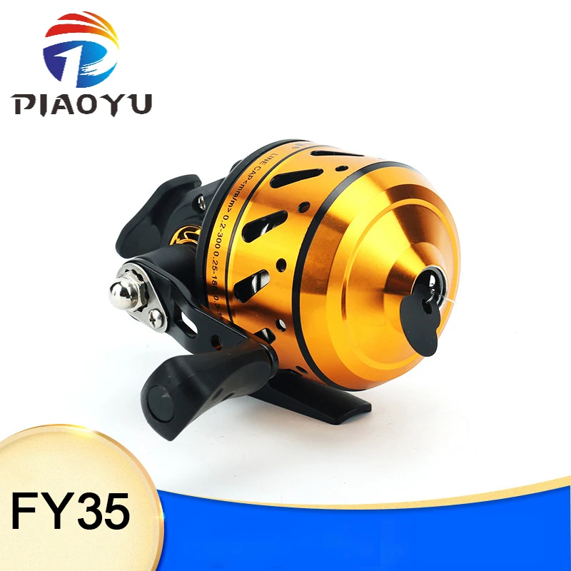 

FY35 Slingshot Fishing Reel 5+1BB Closed Metal Wheel Interchangeable Left/Right Hands Outdoor Bow Hunting Fishing