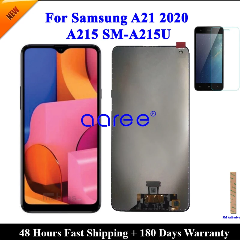 LCD Screen  For Samsung A21 2020 LCD  For Samsung A21 A215 SM-A215U  LCD Screen Touch Digitizer Assembly