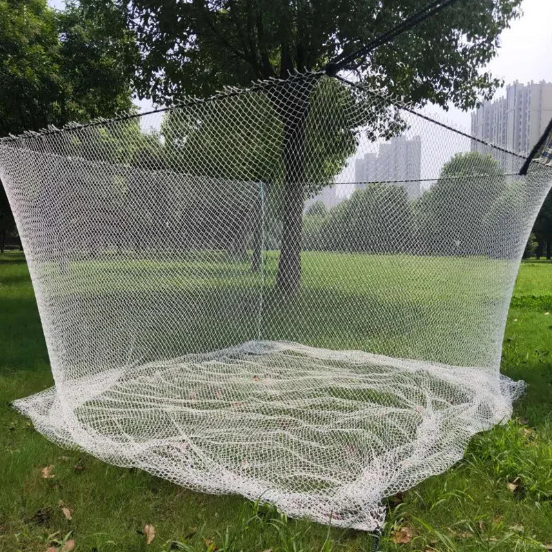 Solid White Nylon Netting,Nylon Fishing Net Mesh Anti Bird Netting Garden Net and Crops Protective Mesh,Cat Dog Chicken Pen Net