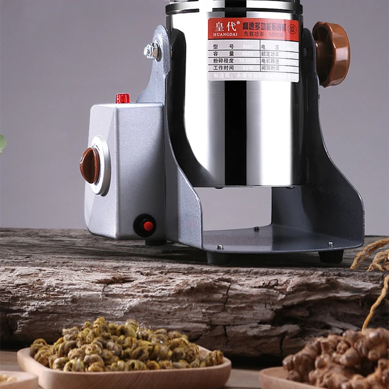 Broyeur de matériel médicinal chinois 800Y, broyage ultra-fin, 70 à 300 mailles, petits grains, broyage à sec, commercial