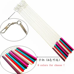 High-quality Belly Dance Accessory 60cm Artistic Gymnastics Pole for Dancer nice Dancing Performance Sticks with Hooks 10pcs