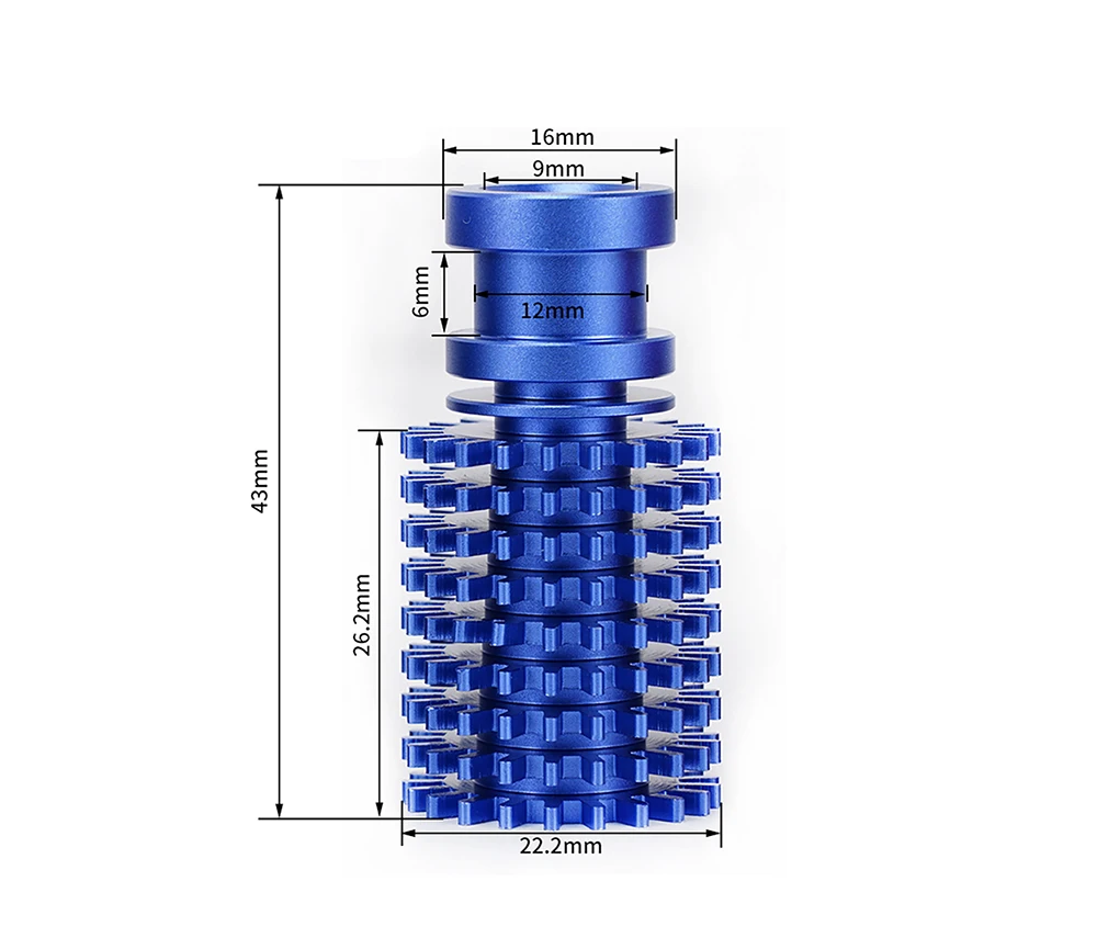 3D Drucker Teile E3d HT-V6 Hotend Titan Legierung Düse Effiziente Wärme Ableitung Hohe Präzision Extrusion Kopf J-kopf Extruder – Detail 6