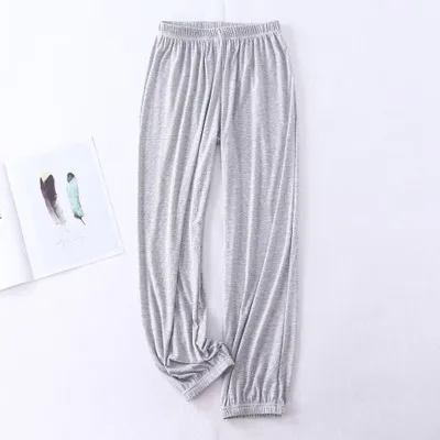 Pantalones acampanados de Modal para mujer, ropa de dormir holgada e informal para el hogar, primavera, verano y otoño, novedad