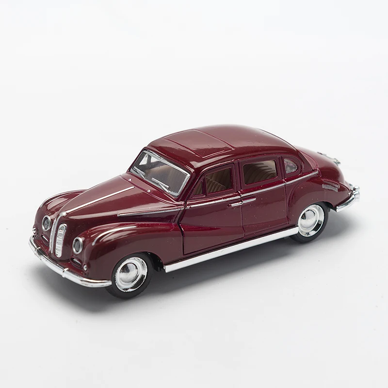 1:32 Alloy Diecast BMWS Cabriolet Vintage Car Model Classic Pull Back Car Miniature Vehicle Replica For Collection Gift for Kids