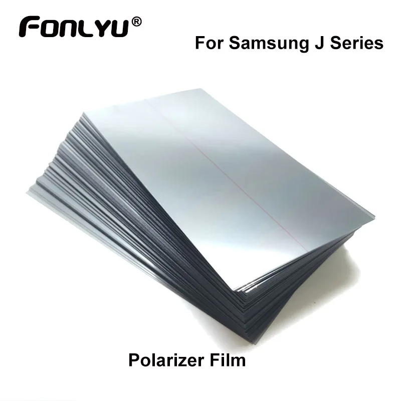 10PCS Original LCD Screen Polarizer Film LCD Filter Polarizing Film For Samsung J2 J3 J4 J5 J6 J7 J8 J9 Mobile Phone Sticker