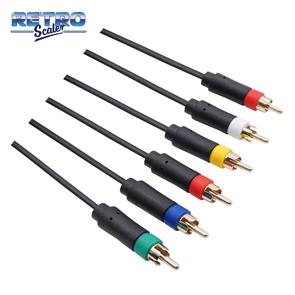 RetroScaler 1.8m PS2/PS3 Component Cable Provide the Sharpest Video and Sound  for Sony PlayStation 2/3 Game Console