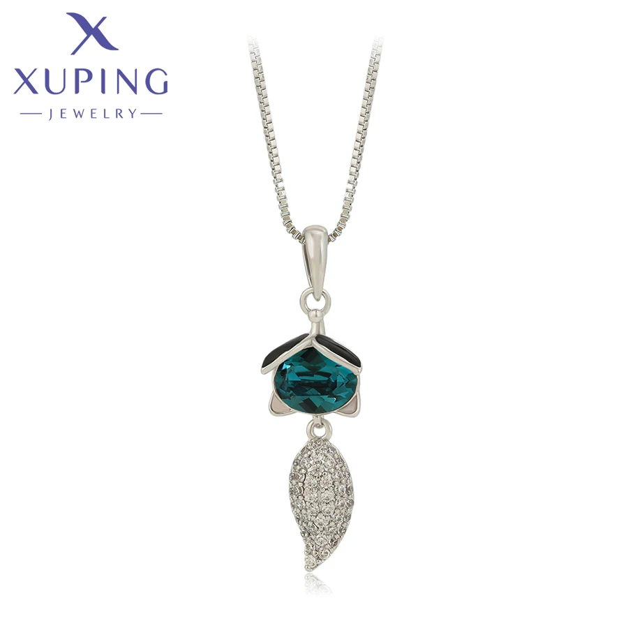 Xuping Jewelry Fashion New Crystals Pendant Necklaces for Women Brithday Gift 810669384