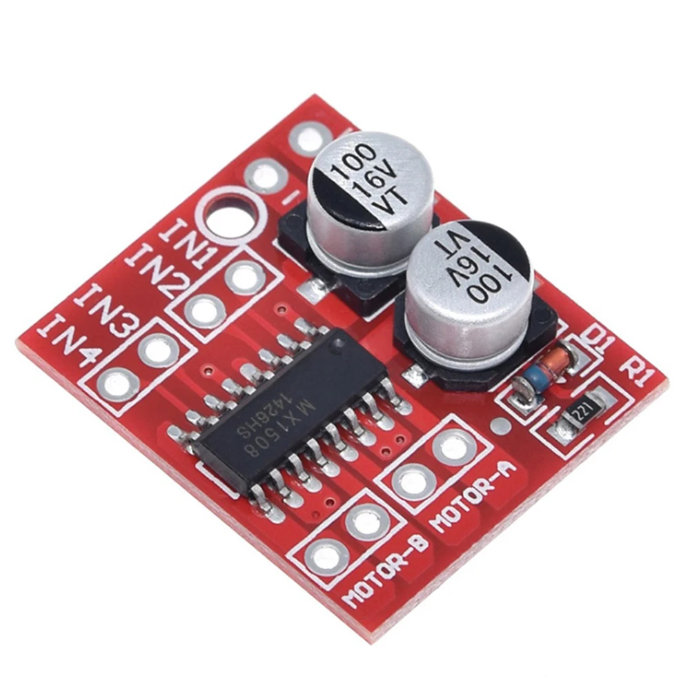 

5PCS L298N 1.5A 2Way MX1508 DC PWM Speed Dual H-Bridge Stepper Motor Module