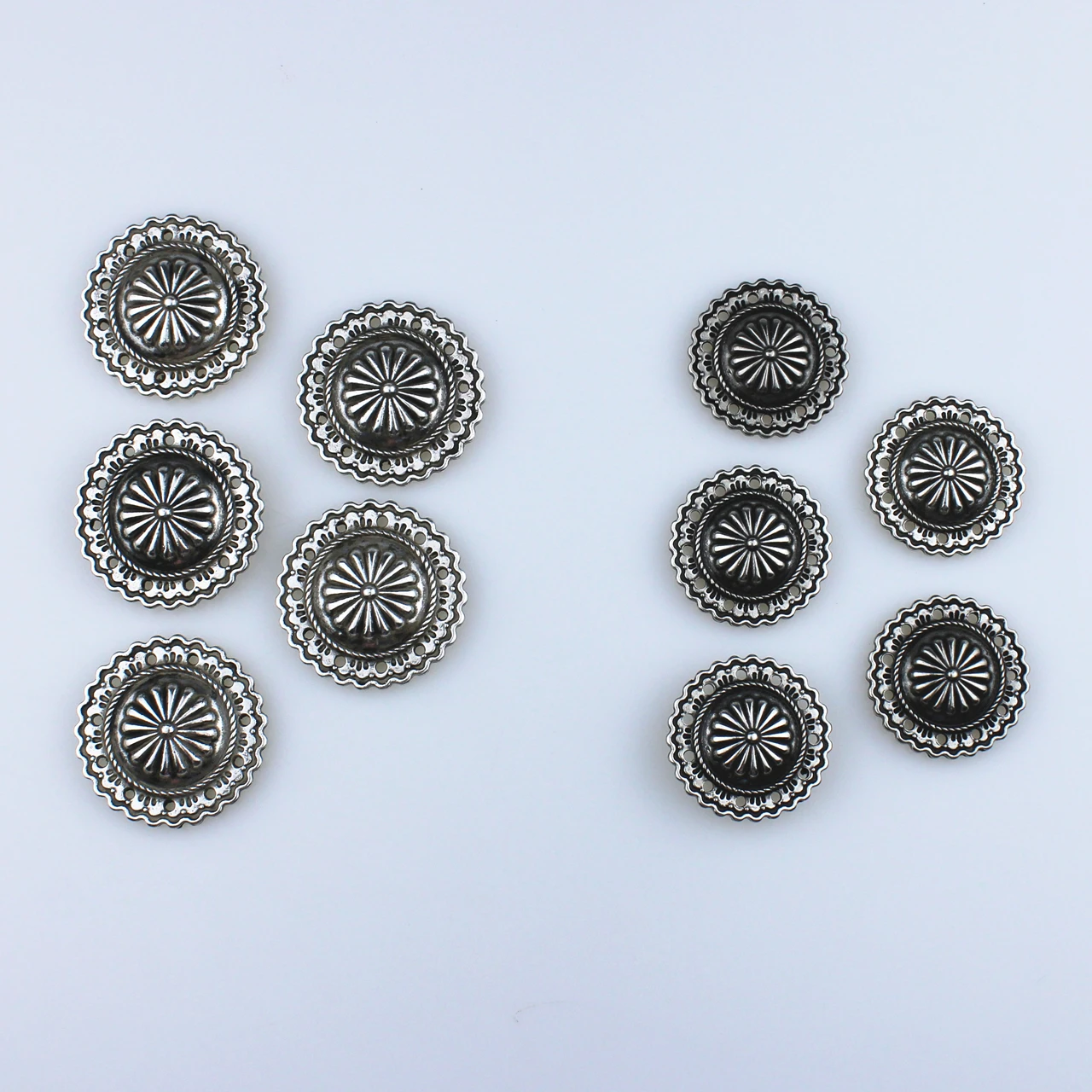 Leather Craft Hardware Metal Conchos Antique Silver Finish 607137-32/36 Diy Accessories