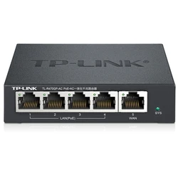 router tp-link PoE·AC Integrated Fast/Gigabit TL-R470P/R470GP RJ45 ports PoE Single port 30W built-in AC manage 20 AP Put in box