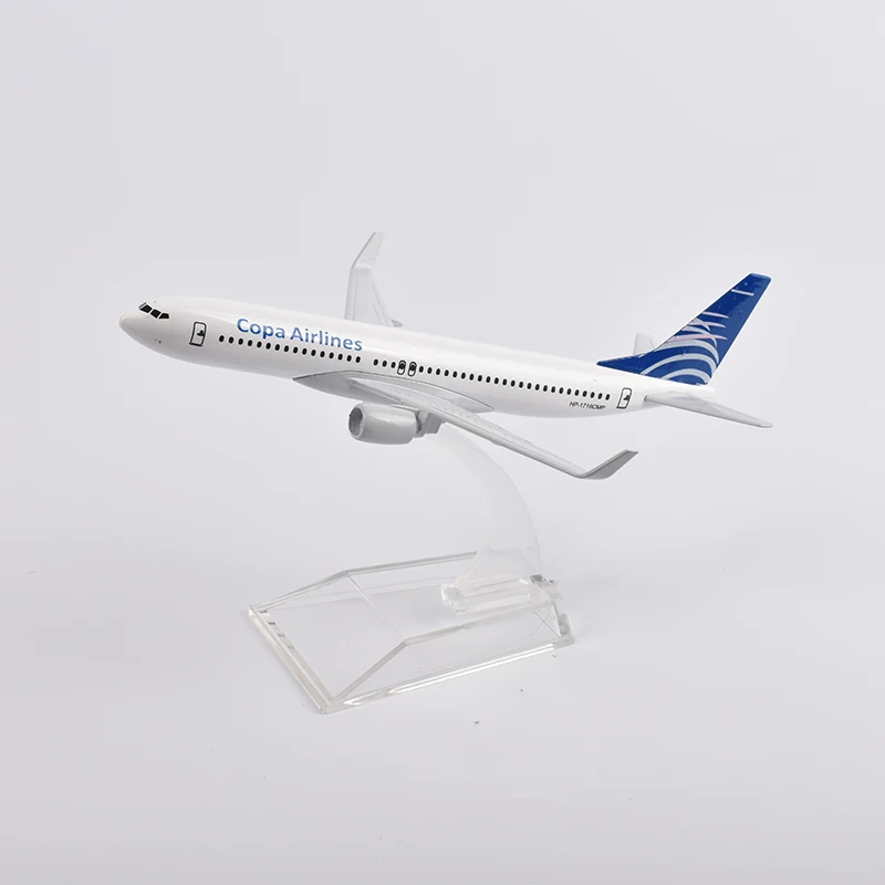 JASON TUTU 16cm Copa Airlines Boeing B737 Airplane Model Plane Model Aircraft Diecast Metal 1/400 Scale Planes Dropshipping