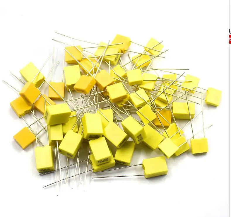 20pcs Polypropylene Safety Plastic Film 100V 1nF ~ 470nF 100nf 220nf 10nf 47nf 22nf 1nf 0.47uf 0.1uf Correction capacitor