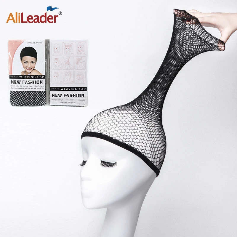 Alileader Beauty Wish Wig 1Pcs-5Pcs New Stretchable Elastic Hair Nets Snood Wig Cap Cool Mesh Cosplay Black Color FishHairnet