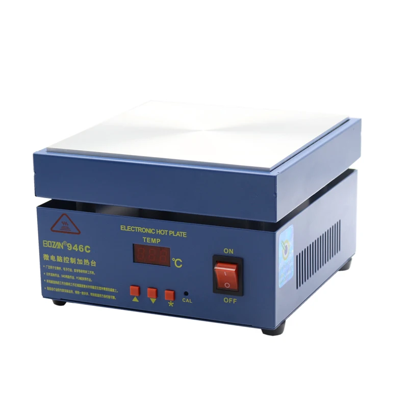 

110/220V 600W 946C Electronic Hot Plate Preheat Preheating Station 200X200Mm for Bga Pcb Smd Heating Led Lamp Desoldering