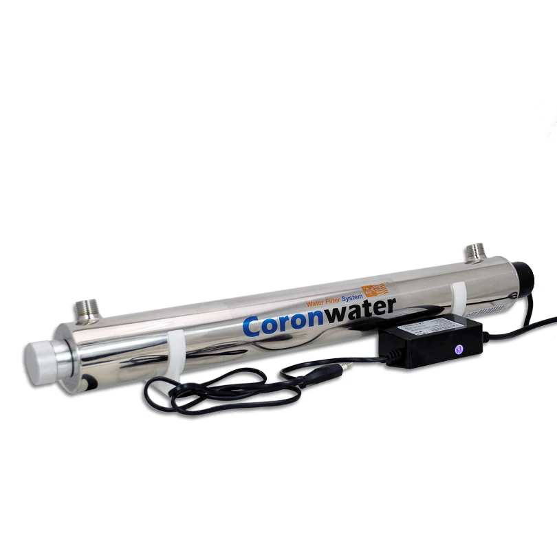 Coronwater-SDE-025 esterilizador UV 6 GPM para purificación de agua