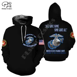 PLstar Cosmos USMC Marine Corps 3D Printed 2021 New Fashion Hoodies Sweatshirts Zip Hooded For Man/Woman Casual Streetwear U06