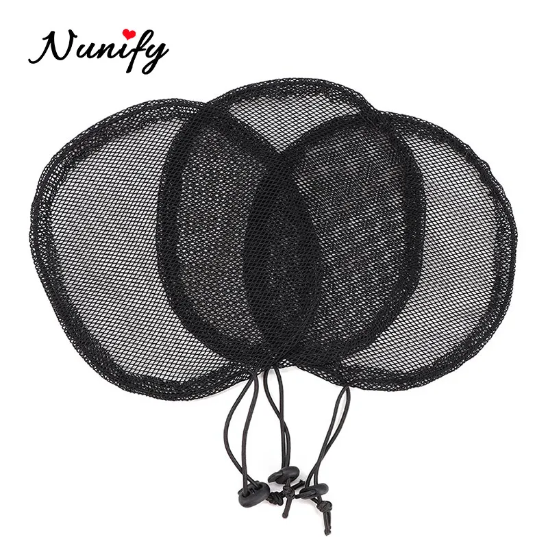 Nunify 1-5Pcs/Lot High Quality Hair Net For Make Ponytail Beautiful Woman Hair Tool Ponytail Afro Bun Wig Caps Hairnets