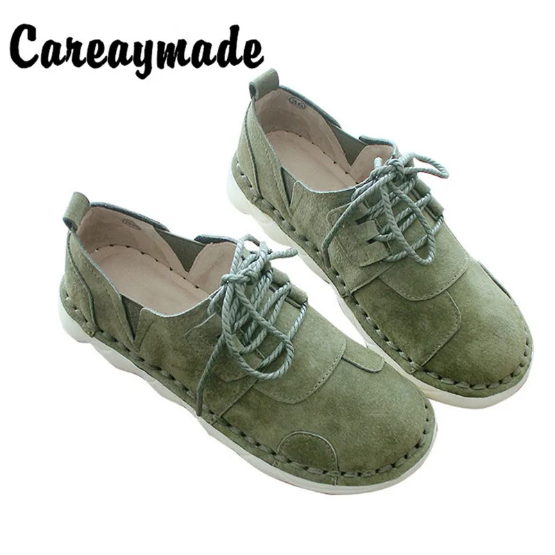 Careaymade-Genuine Leather Women\'s Shoes Japanese Literature and Art Retro Single Shoes,Handmade Original Ladies Shoes,3 colors