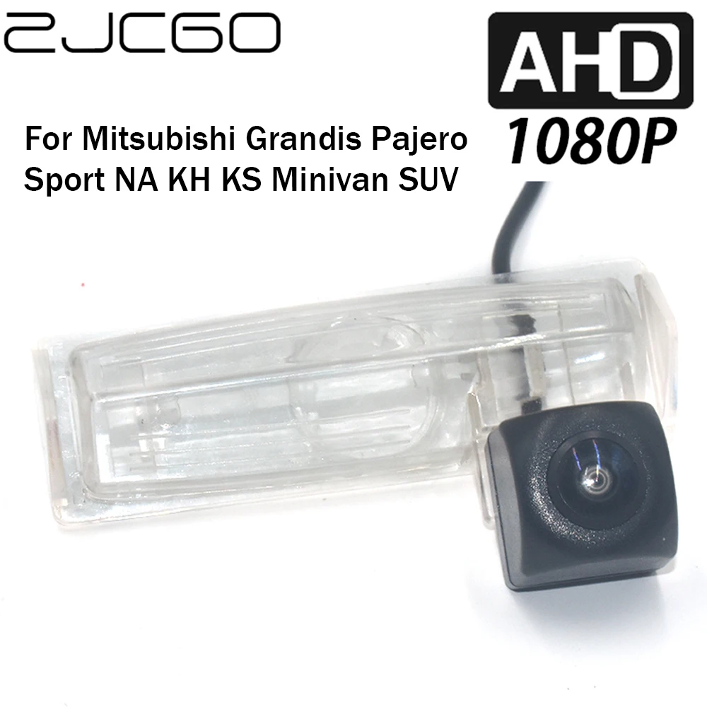 

ZJCGO Car Rear View Reverse Backup Parking AHD 1080P Camera for Mitsubishi Grandis Pajero Sport NA KH KS Minivan SUV