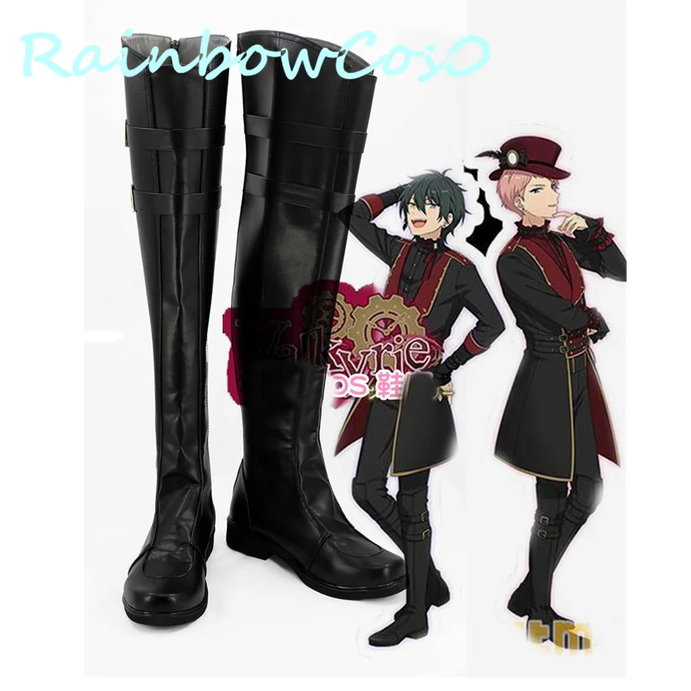 Ensemble Sterren Ridders Valkyrie Itsuki Shu Kagehira Mika Cosplay Schoenen Laarzen Game Anime Halloween RainbowCos0 W1607