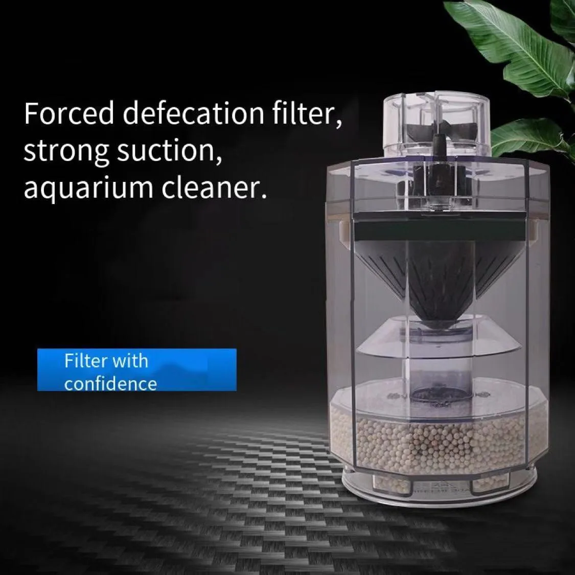 Fish tank water fairy toilet suction fish feces fish tank filter circulation filter 3 in one filter pump aquarium accessories