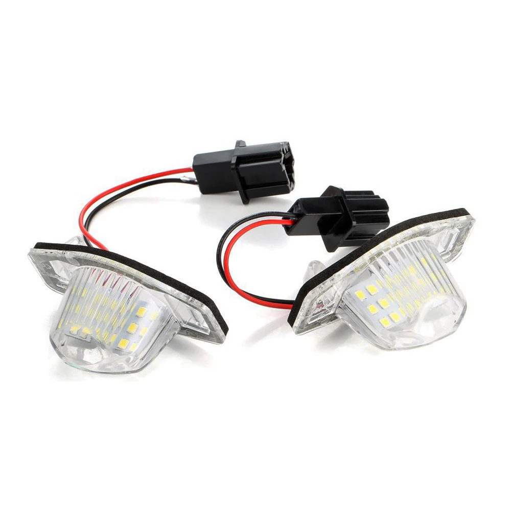 

2 Pcs/Set 18 LED Lamp Number License Plate Light for Honda Jazz Odyssey Stream Insight CRV FRV HR-V Crosstour 5D DXY