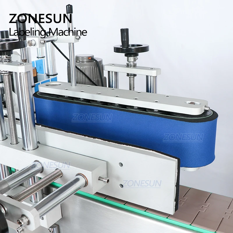 ZONESUN-máquina de etiquetado de botellas, aplicador de etiquetas adhesivas de alta velocidad, para aceite esencial, cosmético, vidrio pequeño, PET, redondo, ZS-TB150A