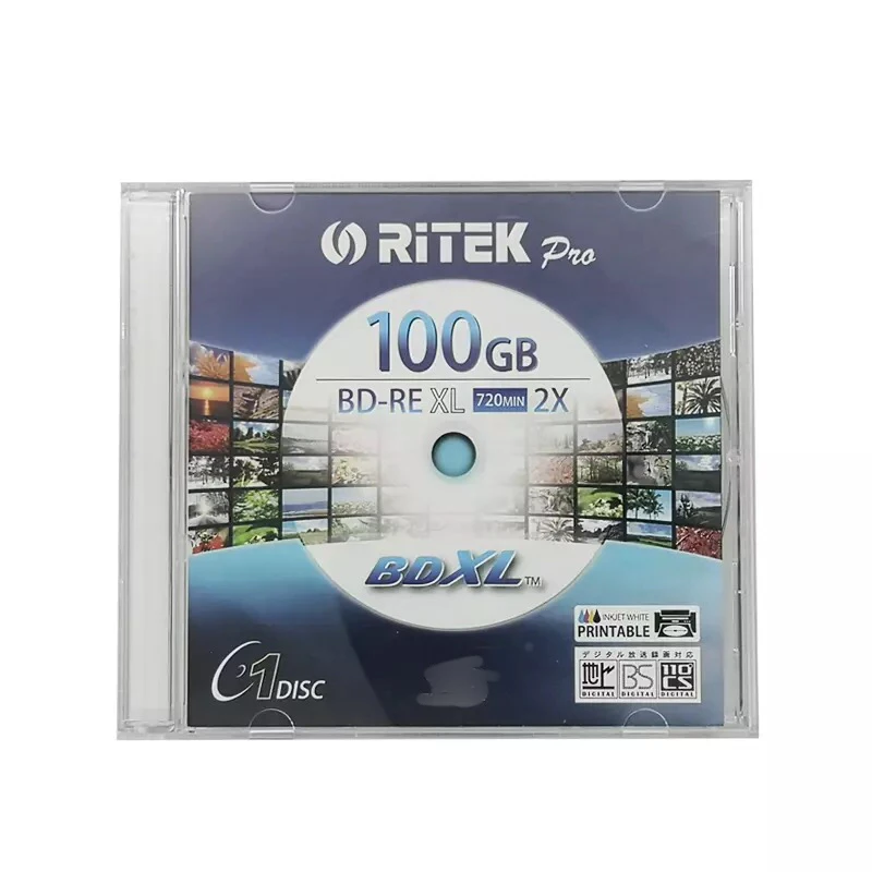 

Wholesale 1 pcs 100 gb 2X Printable BD-RE XL Discs