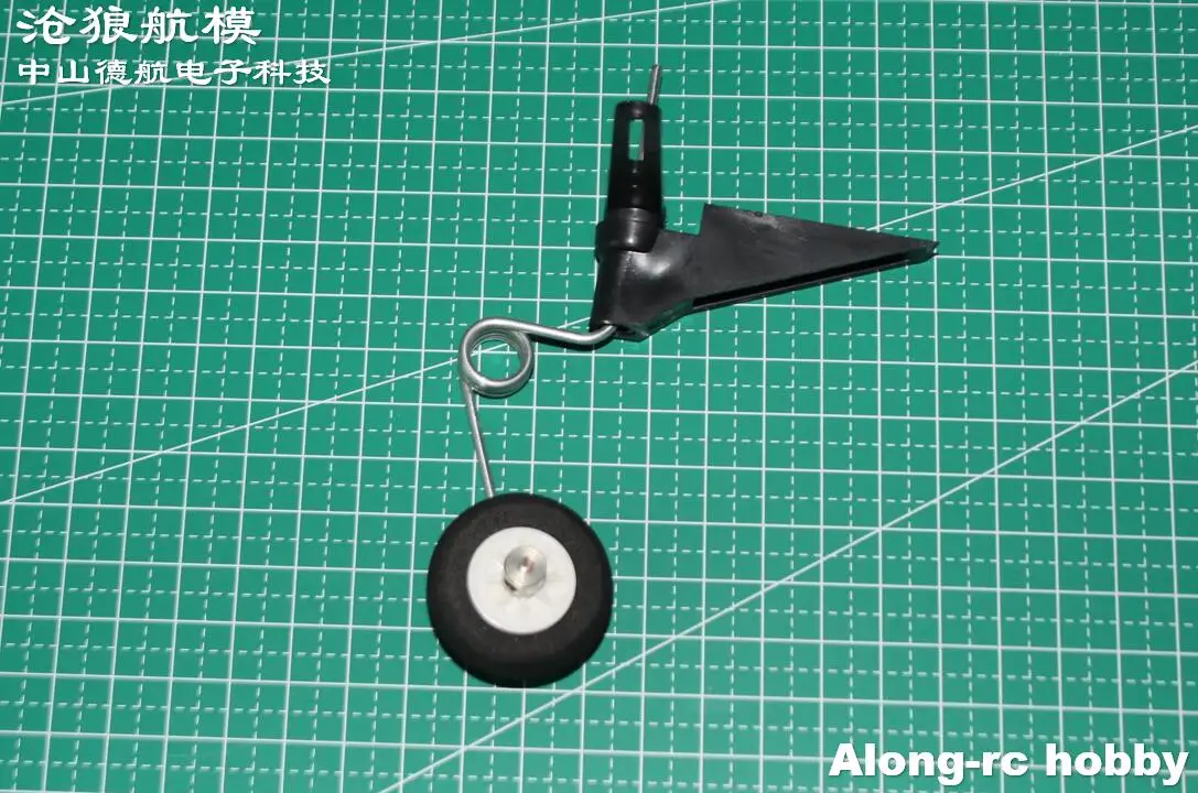 3PCS Suitable for 60-120 Class 30-70E RC Airplane Models Part Tail Landing Gear set with 30mm Wheel or  DIY Aircraft Plane- AA33