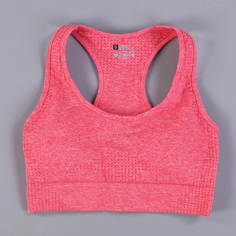 Women Seamless Fitness Sport Bra Running Workout Yoga Bra Female Sports Workout GYM Clothing Top Sportswear