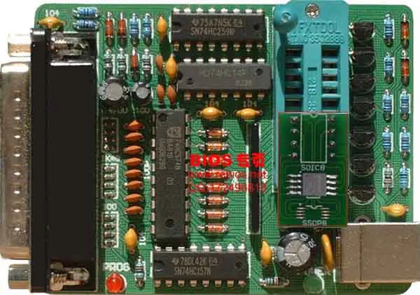 Programador Universal S-P-I 25xx, compatible con Chips serie 24, 93, 25, s-e-eprog