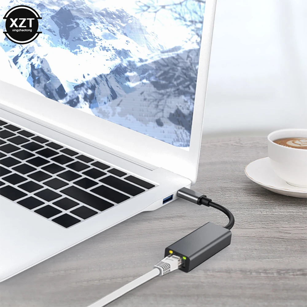 USB C Ethernet USB-C to RJ45 Lan adaptörü 1000M MacBook Pro Samsung Galaxy S9/S8/not 9 tipi C ağ kartı USB 3.1 Ethernet