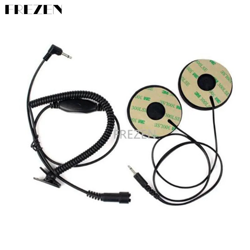 Auriculares para casco de motocicleta, audífonos de 3,5mm para xiaomi, iphone, MP3, MP4, GPS, 3,5