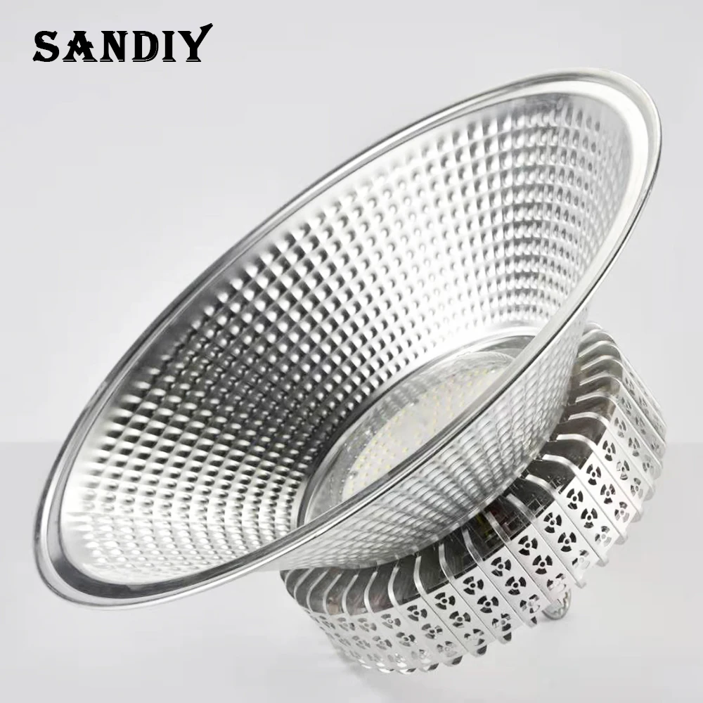 SANDIY High Bay Light 200W Workshop Led Lighting 100W 150W Powerful Industrial and Mining Lamp for Warehouse Factory Mall Garage