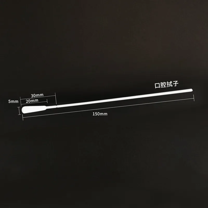 100Pcs Flocking Swabs Sampling Swabs ทิ้ง Sampling Swabs บรรจุ