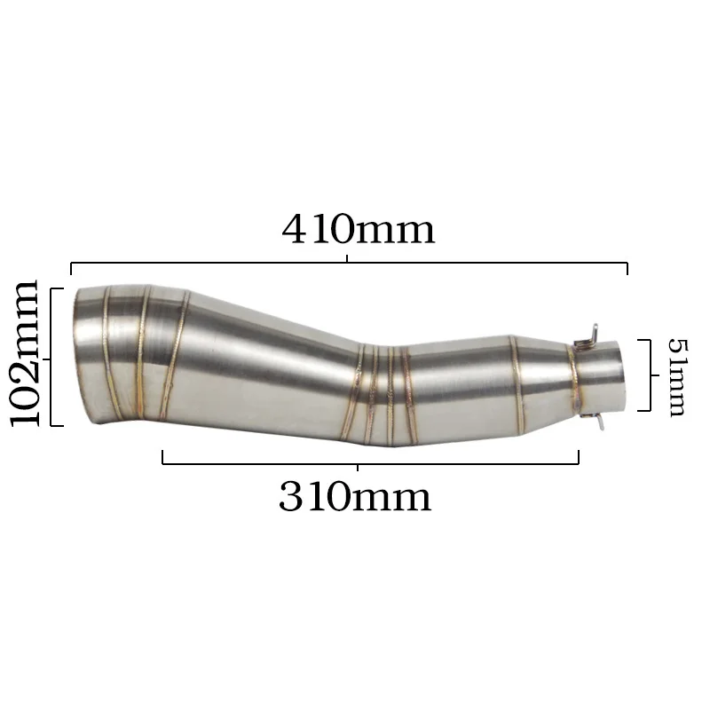 Ulepszenie 51mm dla Honda Kawasaki Yamaha ducatv R1 R3 R6 ninja 400 250 fz6 z1 motocyklowy tłumik wydechowy